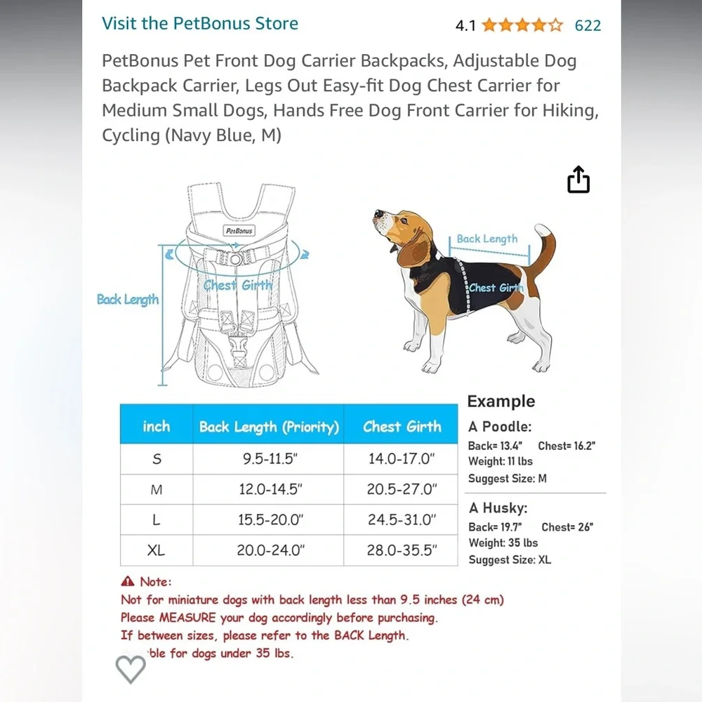 Pet carrier XL navy blue, made by Petbonus